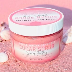 12oz Sweet Fantasy Foaming Sugar Scrub (Mango, Coconut, Pineapple) Scented